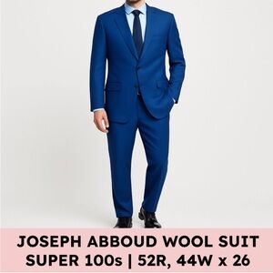 Joseph Abboud Royal Blue Wool Suit